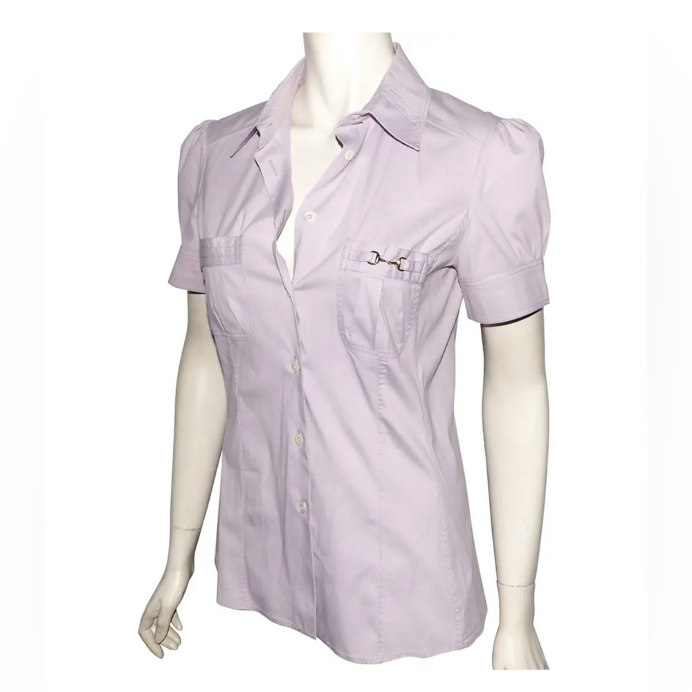 Gucci Lavender Button down Shirt S